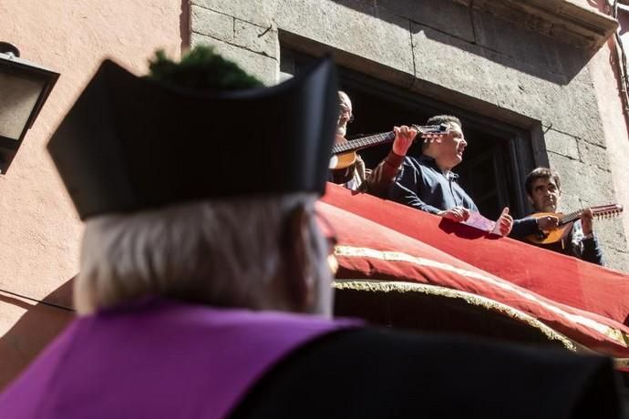 19.04.19. Las Palmas de Gran Canaria. SEMANA SANTA. Procesión de Las Mantillas en Vegueta.  Foto Quique Curbelo  | 19/04/2019 | Fotógrafo: Quique Curbelo