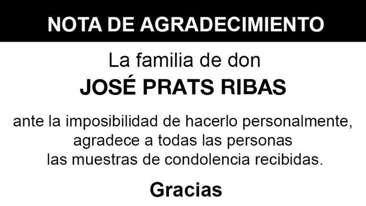 Nota José Prats Ribas