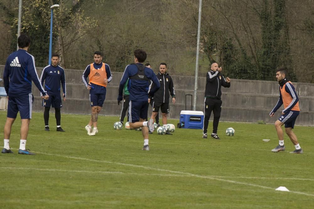 El Oviedo volvió al trabajo esta mañana en El Requexon