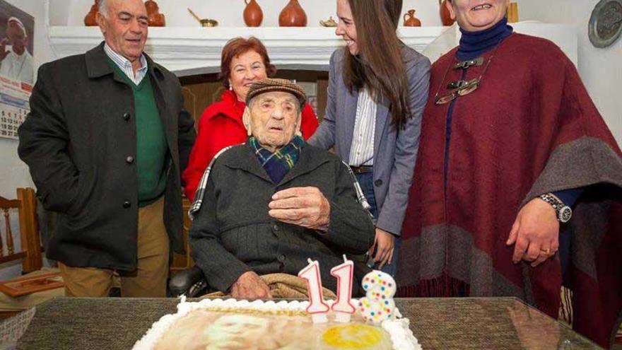 Marchena, el abuelo extremeño más viejo del mundo, cumple hoy 113 años