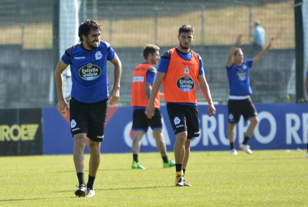 El Deportivo prepara su partido contra el Levante