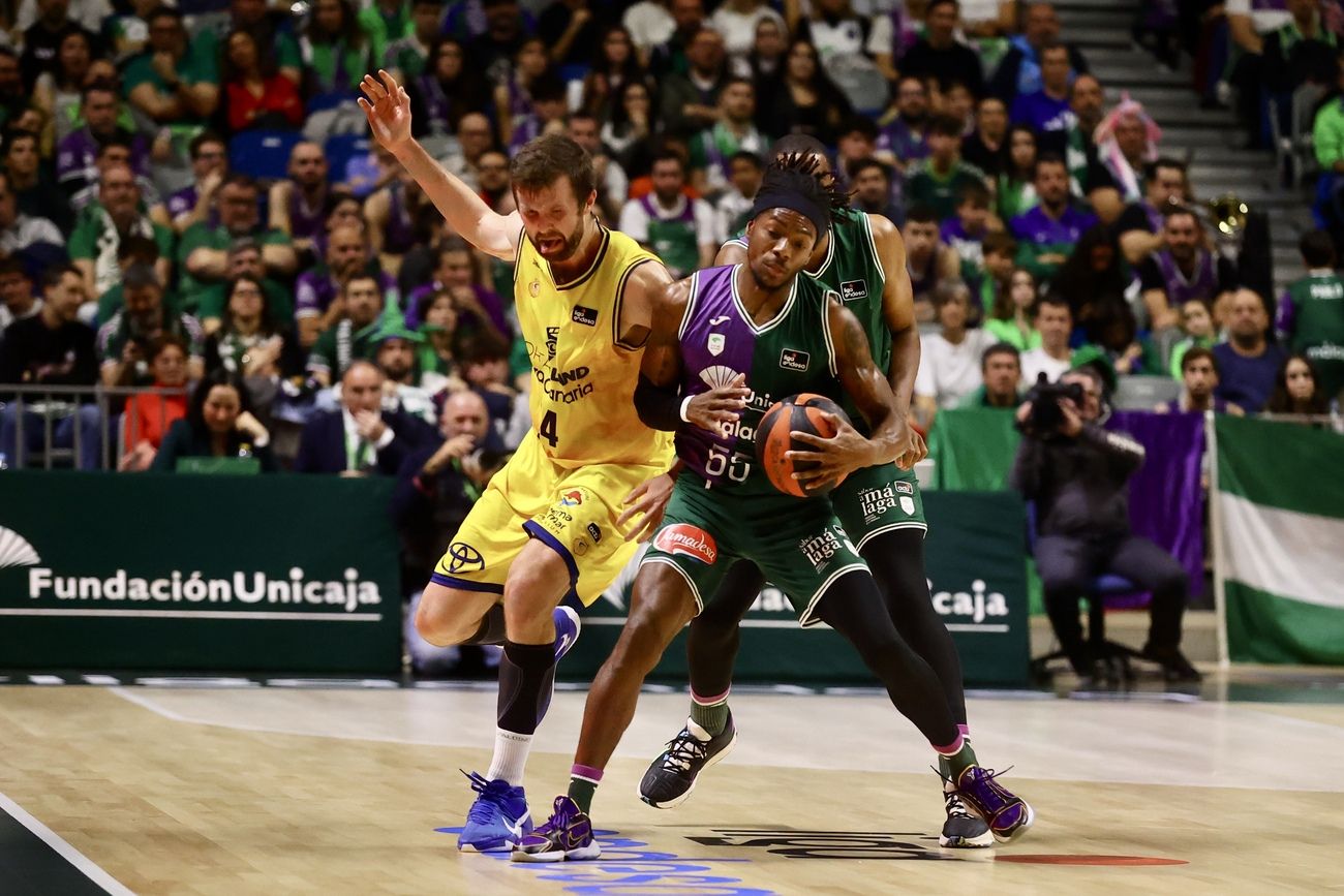 El partido Unicaja-Dreamland Gran Canaria, en imágenes