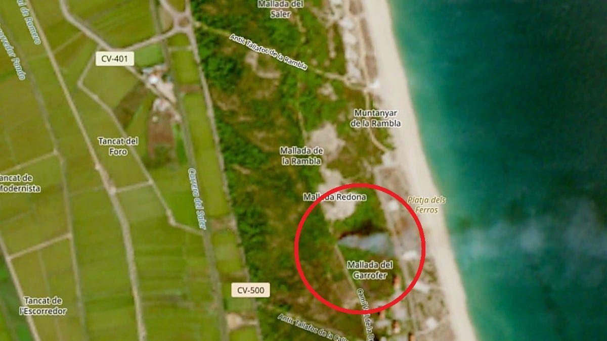 Imágen de la humareda captada por el satélite de la ESA, Sentinel-2