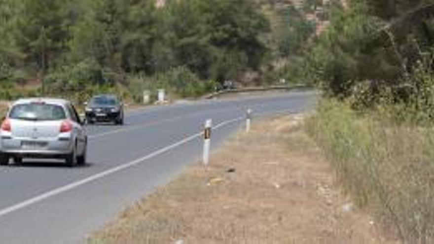 Carretera de Santa Eulària.