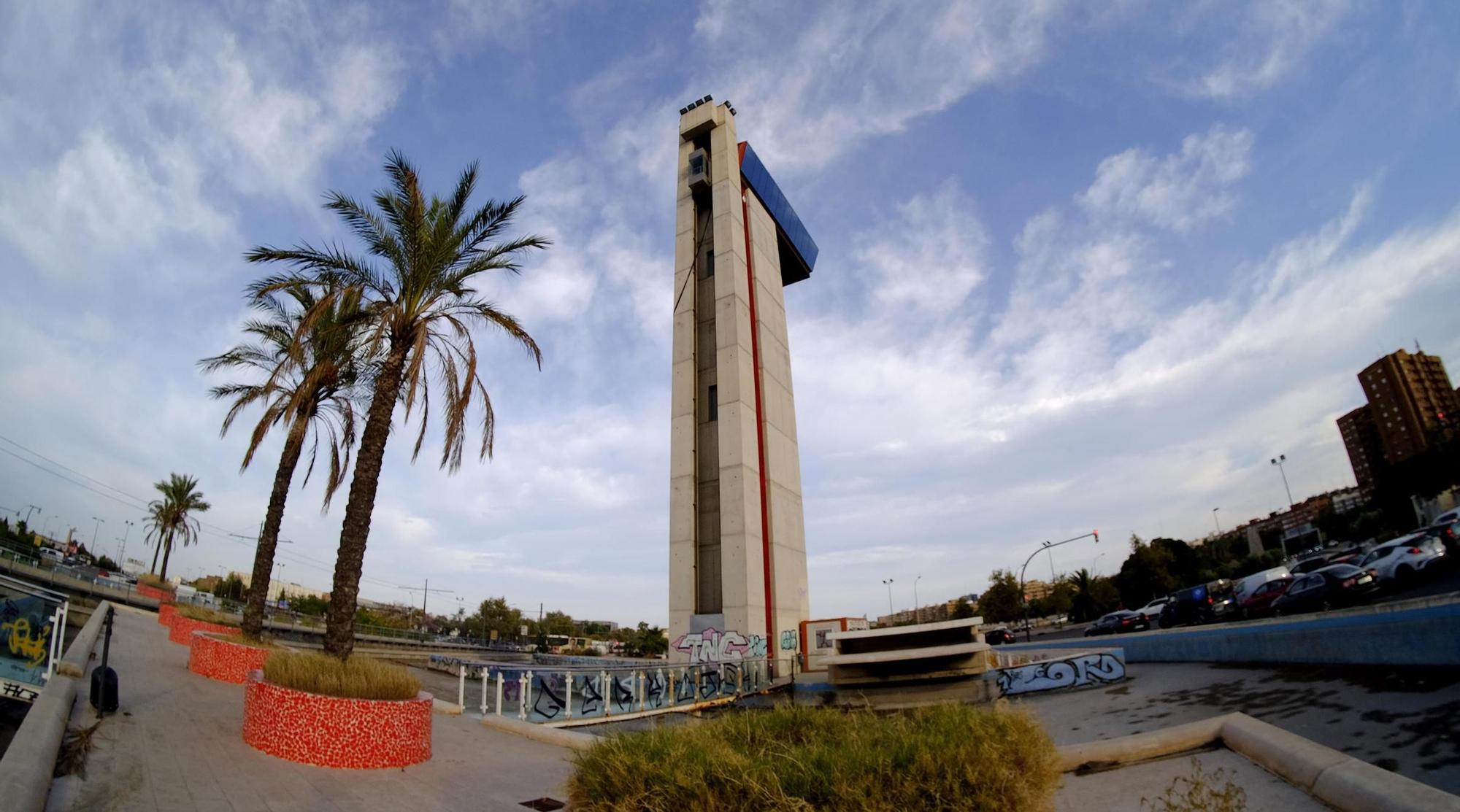 Así se encuentra la Torre de Miramar en la actualidad