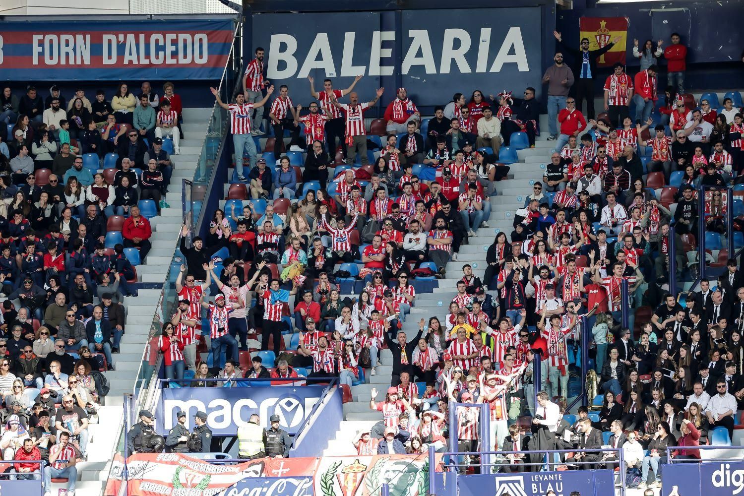Así fue el partido entre el Sporting y el Levante