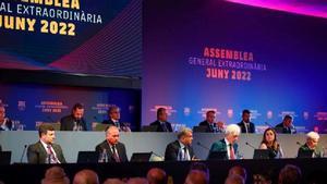 Un momento de la última Asamblea del FC Barcelona