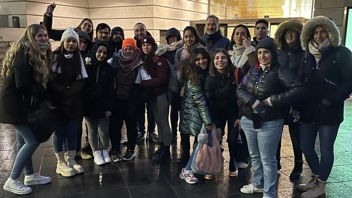 Alumnos de Cosda, en Madrid