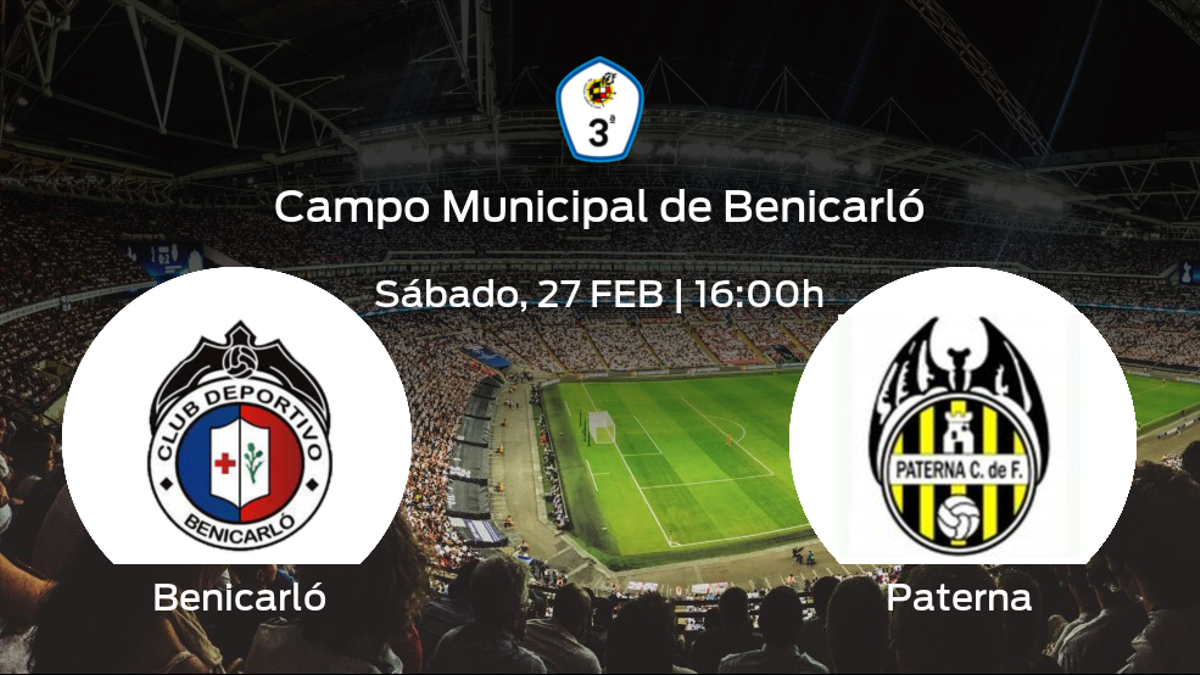 Previa del partido: el Benicarló recibe al Paterna en la decimonovena jornada