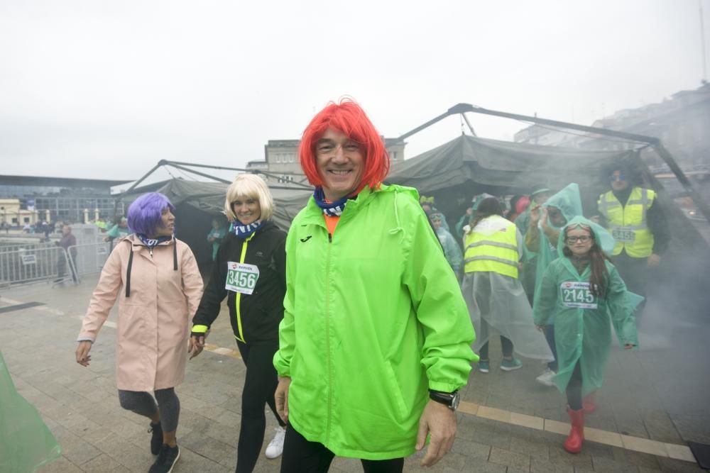 Más de 9.000 personas participan en la sexta Carrera ENKI en A Coruña.