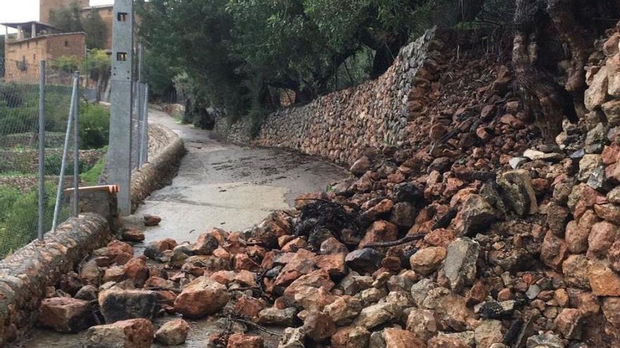 Das Sturmtief Blas hinterlässt Schäden auf Mallorca