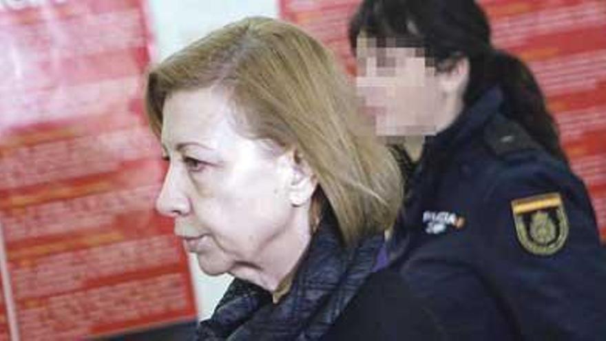 Maria Antònia Munar, durante una de sus últimas comparecencias en los juzgados.