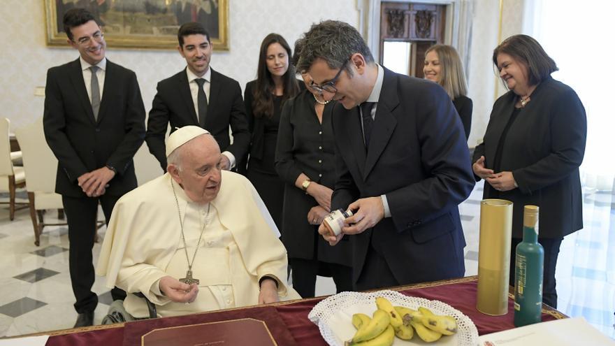 Bolaños se reúne con el Papa: &quot;Cuando el mundo lo gobiernan las buenas personas, nos va mejor a todos&quot;
