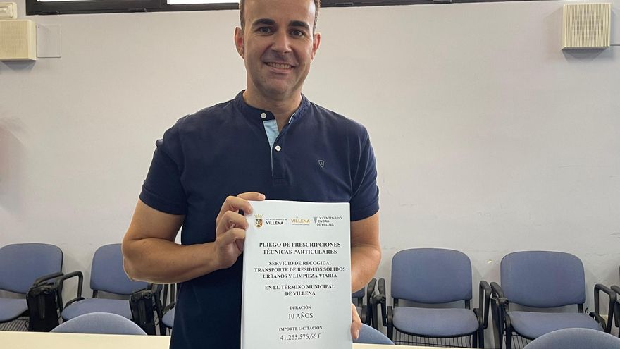 Villena aprueba un contrato de 41,2 millones para renovar el servicio de limpieza y recogida de residuos