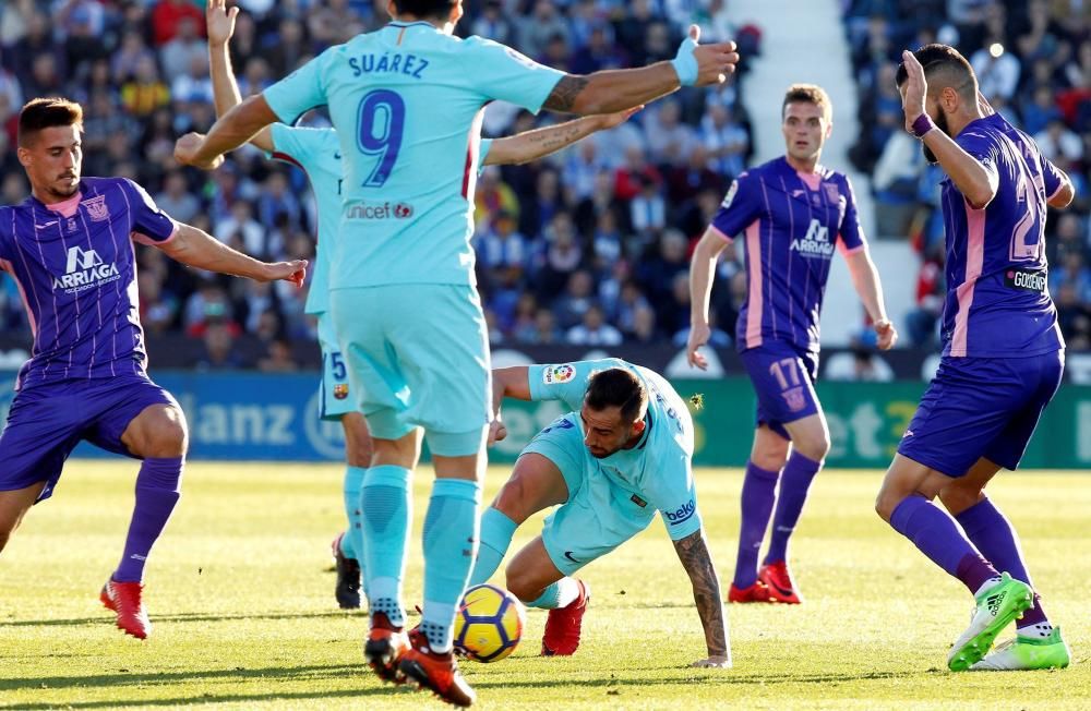 Les millors imatges del Leganés-Barça