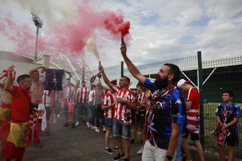 La afición del Zamora CF enciende Haro