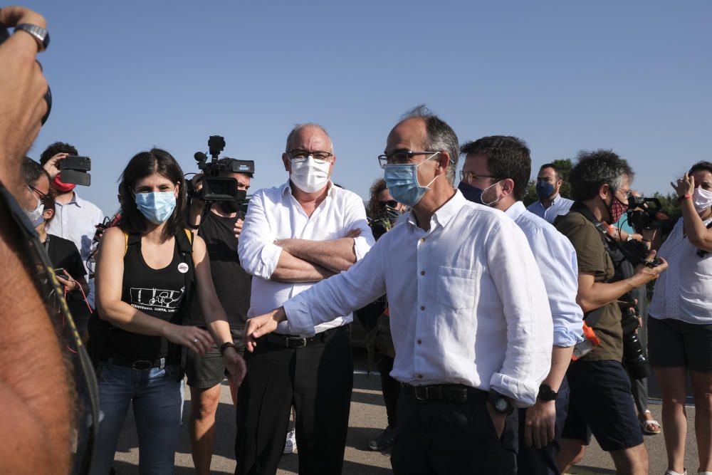 Els líders independentistes tornen a Lledoners