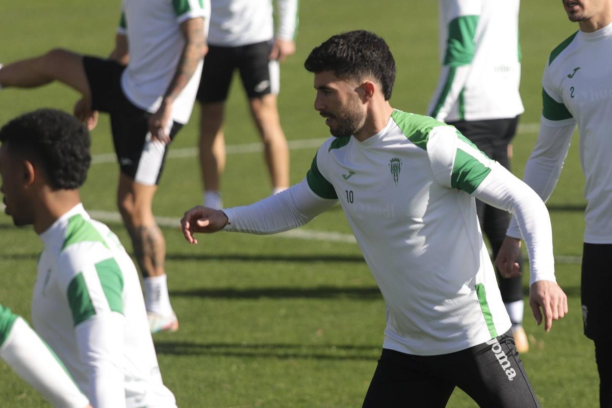 Entrenamiento del Córdoba en la Ciudad Deportiva, Jacobo Gonzalez