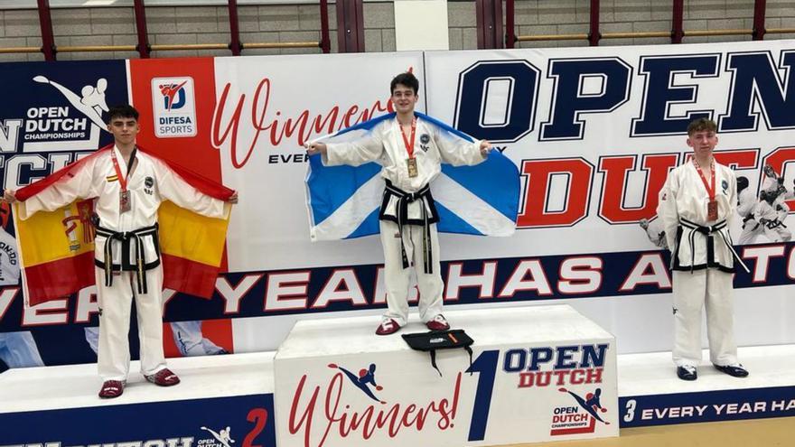 El peleador de Ibiza Javier Linero logra un subcampeonato en el ‘Open Dutch’ de taekwondo
