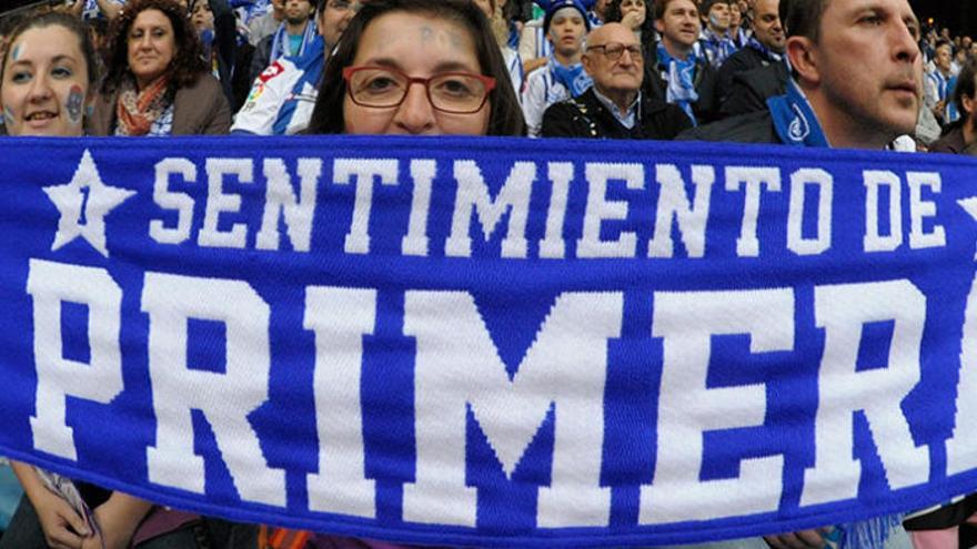 Una imagen del último ascenso en Riazor. // Víctor Echave