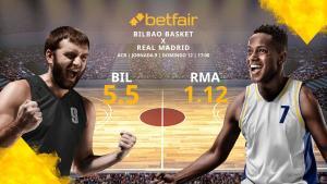 Surne Bilbao Basket vs. Real Madrid Baloncesto: horario, TV, estadísticas, clasificación y pronósticos