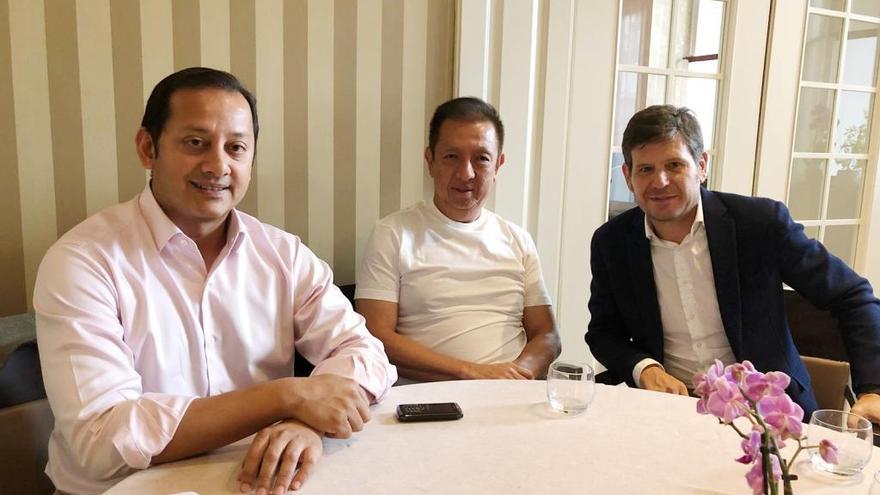 Anil Murthy, Peter Lim y Mateu Alemany.