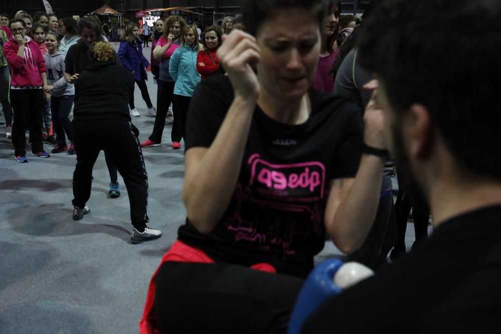 Exhibición en Gijón de krav maga