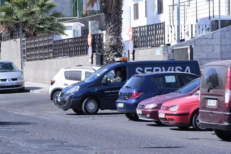 Accidente laboral con un fallecido en el Polígono de El Mayorazgo. | 03/03/2020.Graneros de Tenerife.  | 03/03/2020 | Fotógrafo: María Pisaca Gámez
