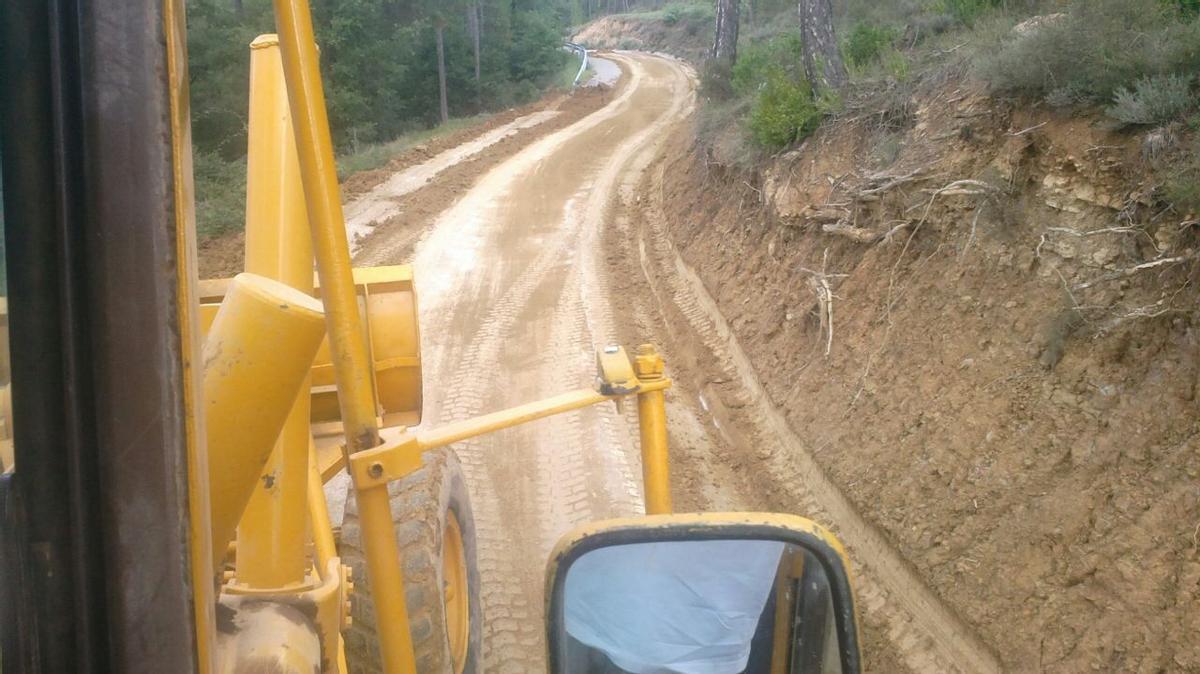 Un dels camins en què s'ha intervingut
