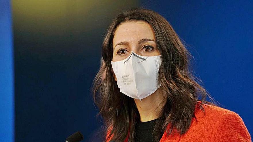 La líder de Ciutadans, Inés Arrimadas