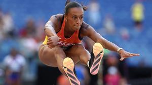 Ana Peleteiro, este viernes en la primera jornada del Europeo de Roma.