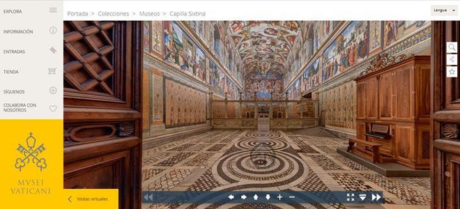 Visita virtual a la Capilla Sixtina