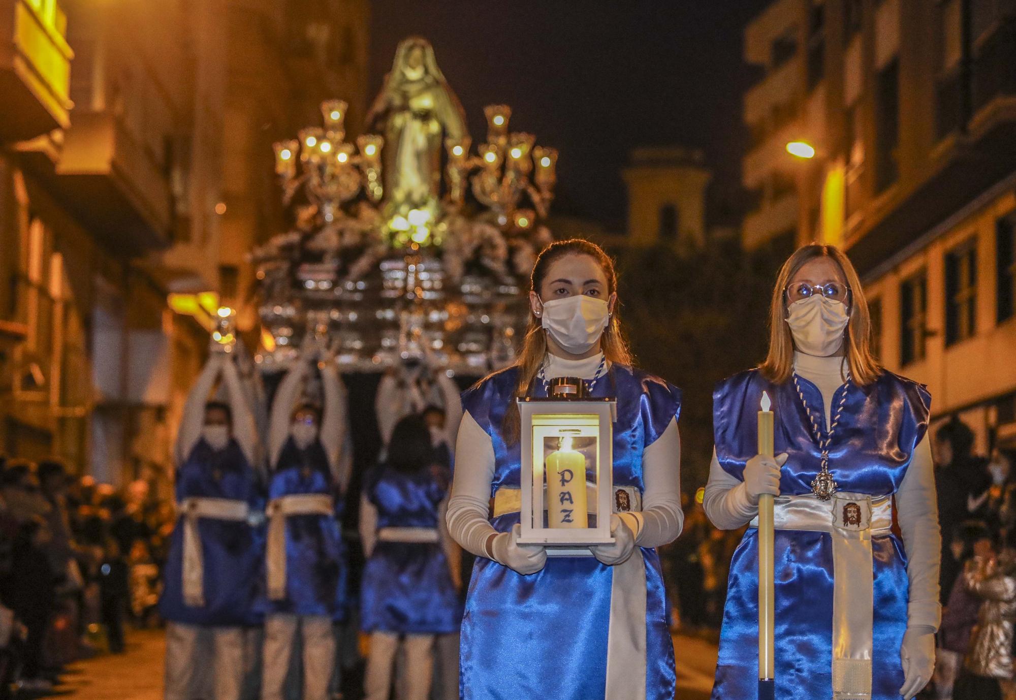 Procesiones Martes Santo Elche: La Sagrada Lanzada,Nuestro Padre Jesus de la Caida,La Santa Mujer Veronica,Santisimo Cristo del Perdon.