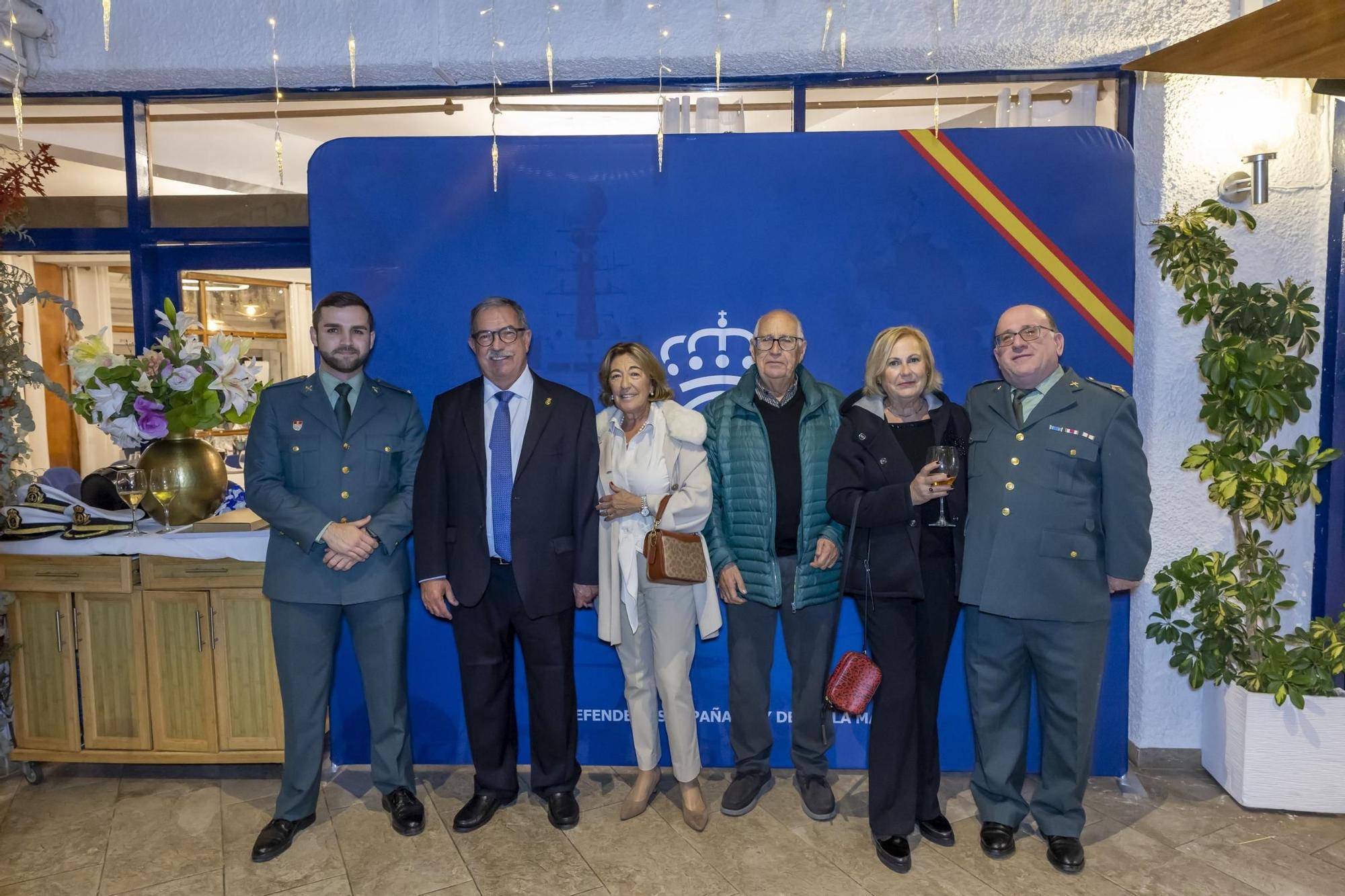 Acto de arriado de bandera del patrullero Isla Pinto al Club Náutico de Campoamor