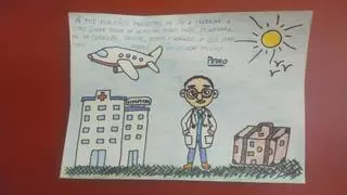 La original despedida de un pediatra en Mieres: "Os llevaré en mi corazón"