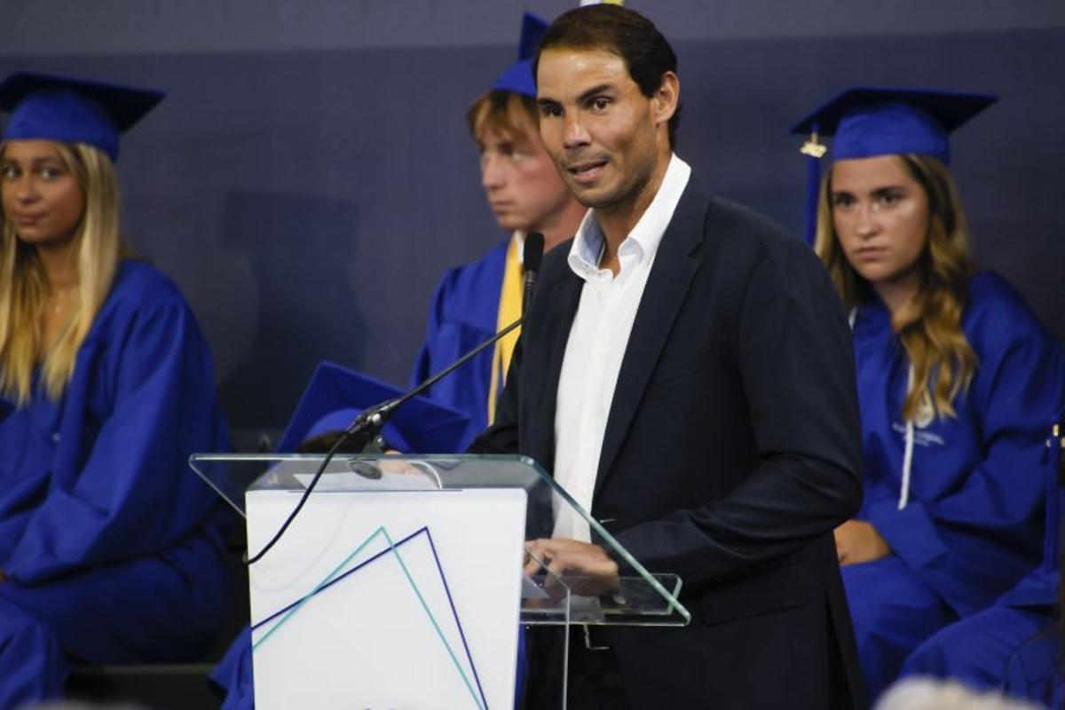Rafa Nadal preside la graduación de la Rafa Nadal Academy by Movistar