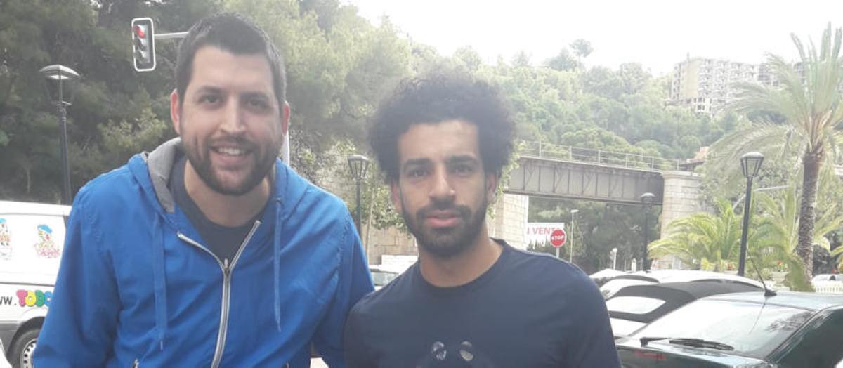 Con Salah en Benicàssim.