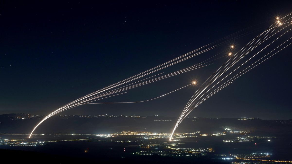 Israel says over 50 missiles fired from southern Lebanon