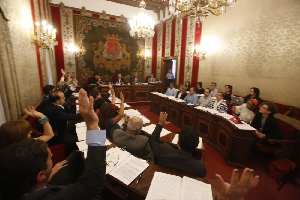 Pleno en el Ayuntamiento de Alicante