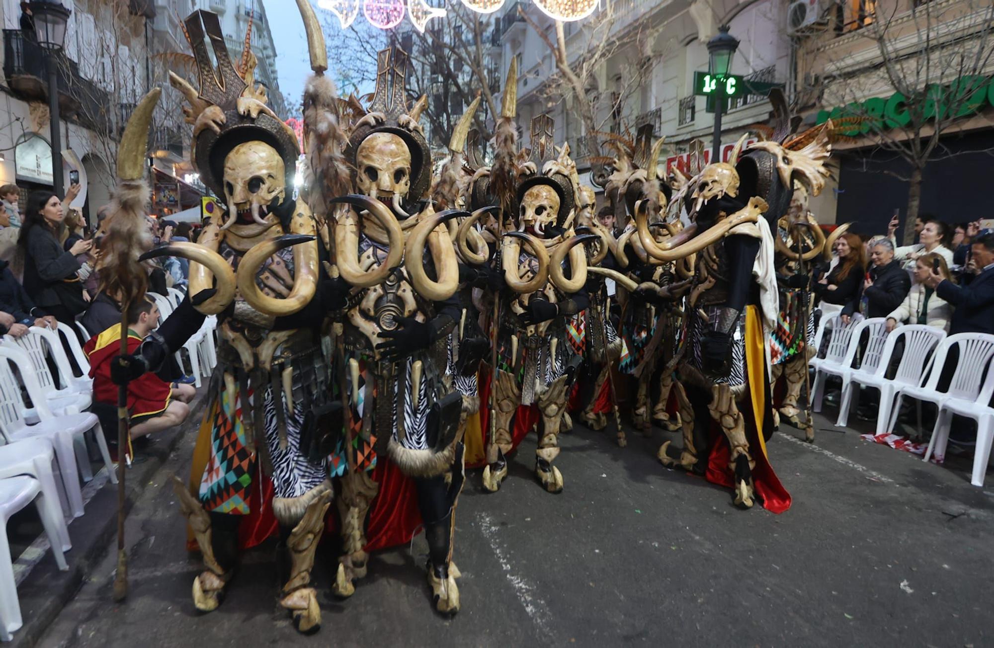 La Gran Parada Mora de la falla Almirante Cadarso, en imágenes