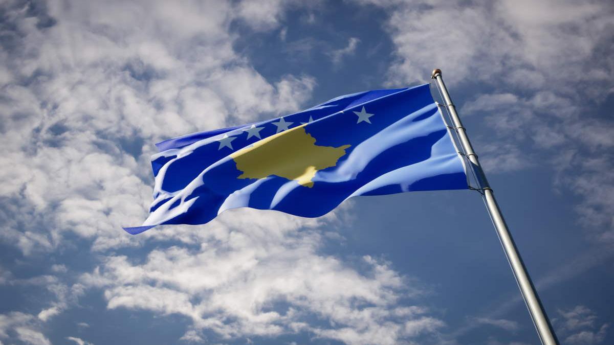 Bandera de Kosovo.