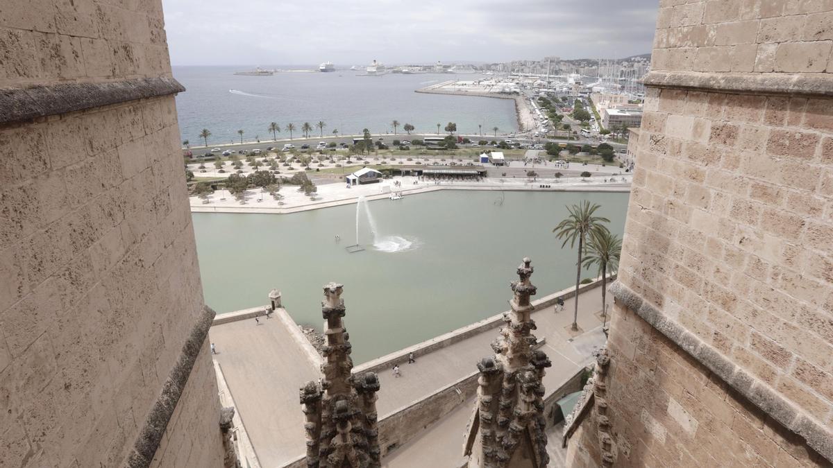 Spektakuläre Aussicht: So ist der Blick von der Dachterrasse der Kathedrale in Palma de Mallorca