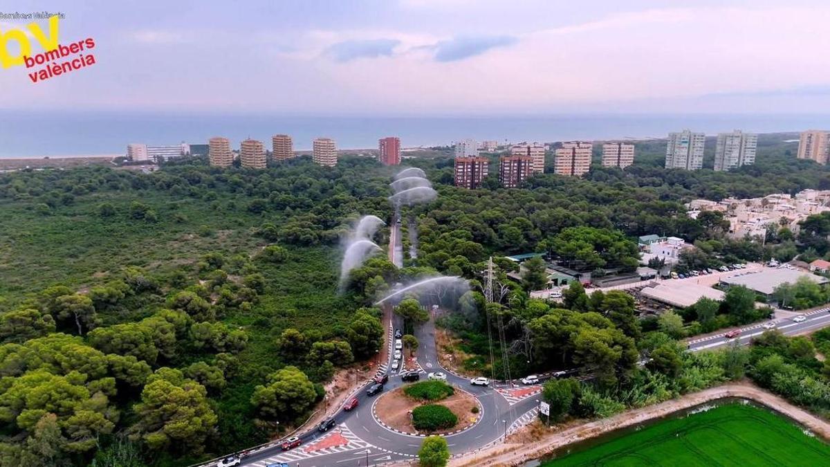 Los cañones del Saler en funcionamiento desde el pasado julio