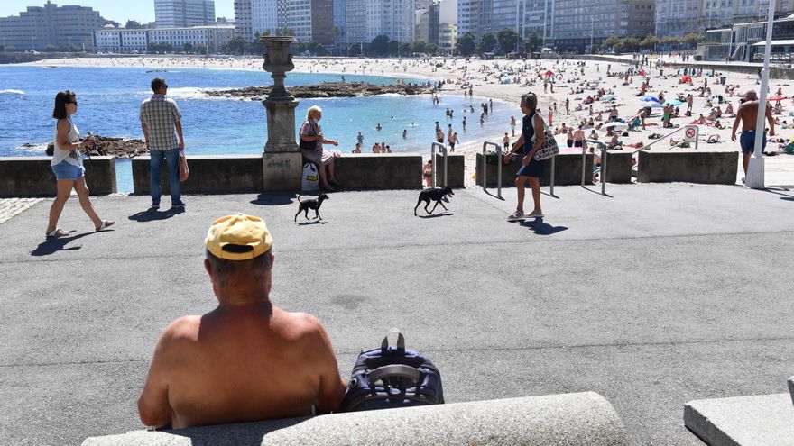 El calor aprieta en A Coruña