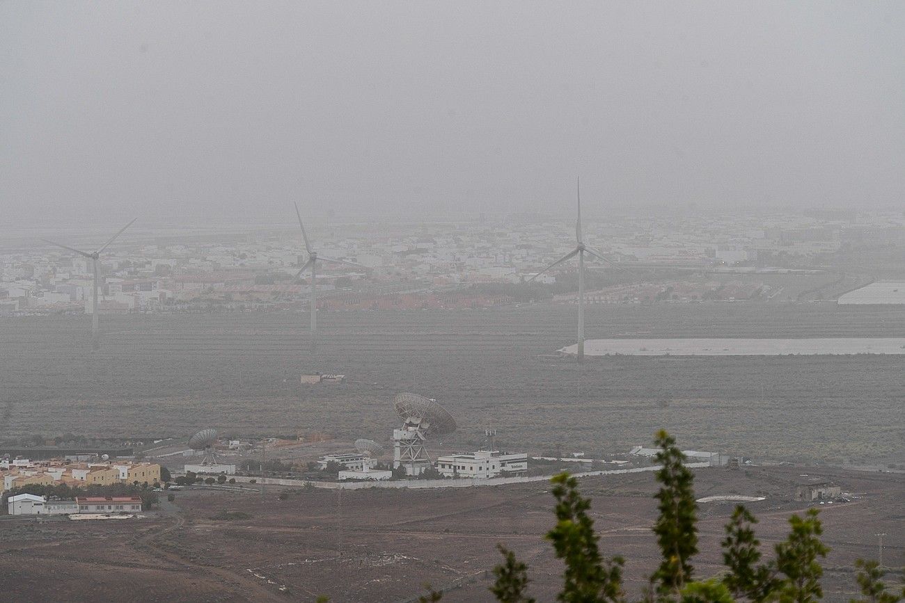 Calima en Las Palmas de Gran Canaria (17/03/2022)