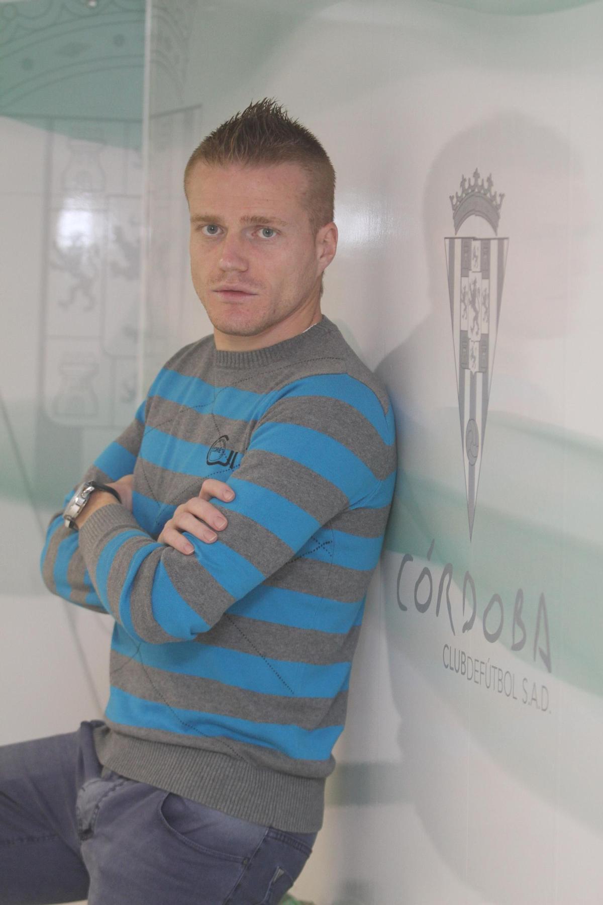 Alberto García, portero del Córdoba CF.