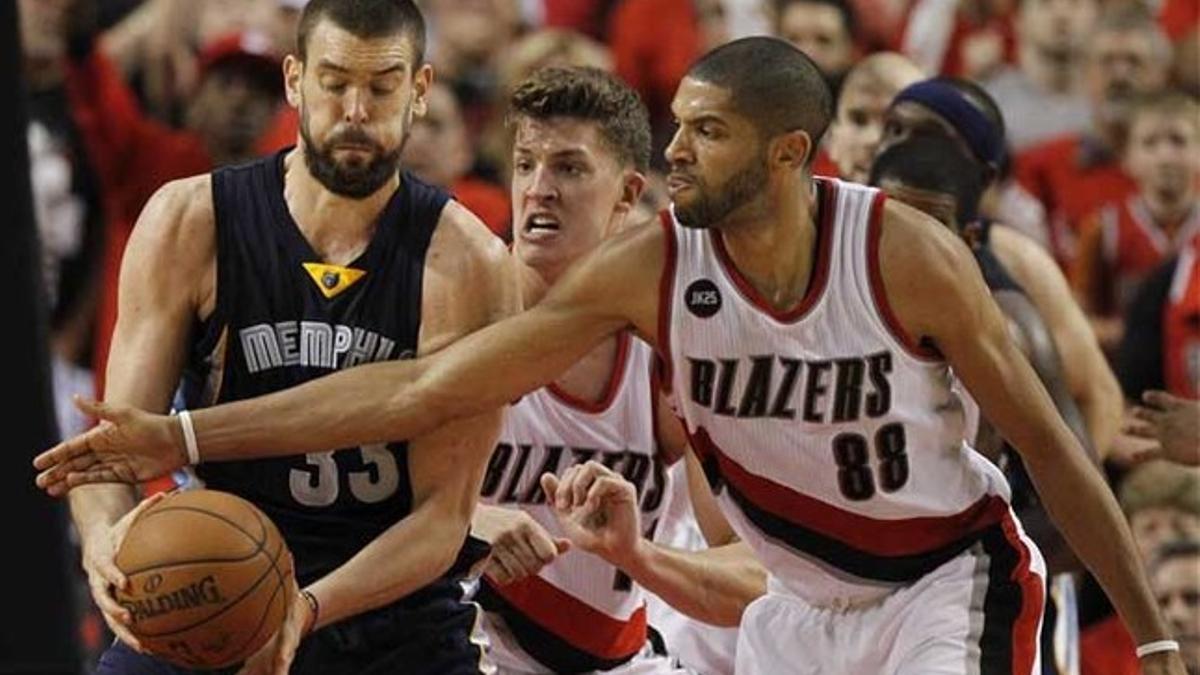 Marc Gasol anotó 7 de 16 tiros de campo