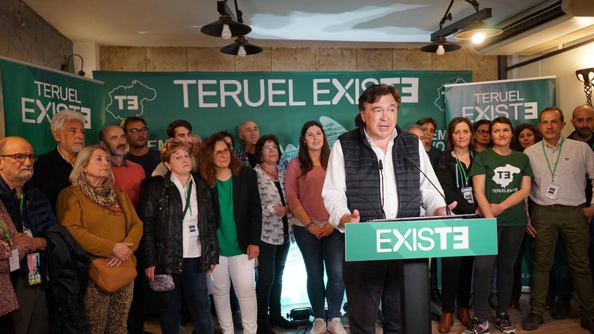 Tomás Guitarte hace balance de la noche electoral.