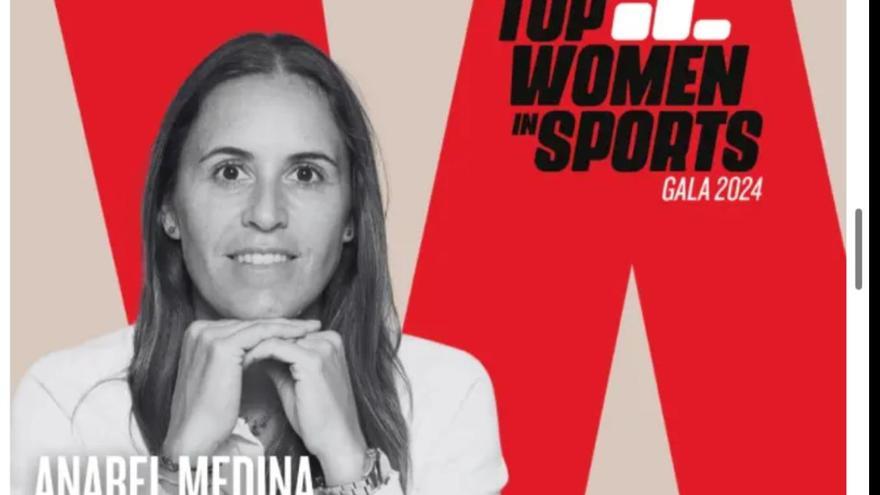 Anabel Medina vuelve a ser reconocida por tercer año como una de las 100 mujeres más influyentes del deporte español por ‘Top Women in Sports’