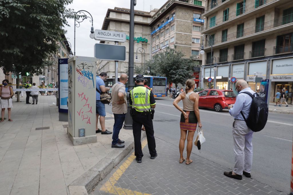 Varias niñas atropelladas por un coche en la calle Jaume III de Palma